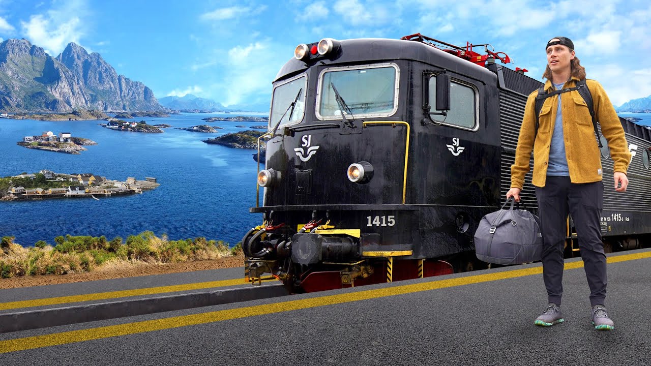 Taking a TRAIN to the MOST NORTHERN STATION in the world...