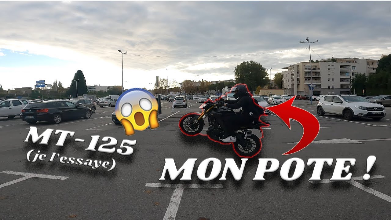 SORTIE DE LYCEE AVEC MON POTE ✌️ ET JE TESTE SA MT125 ! ET PREMIERES HEURES DE CIRCU ! ⚡
