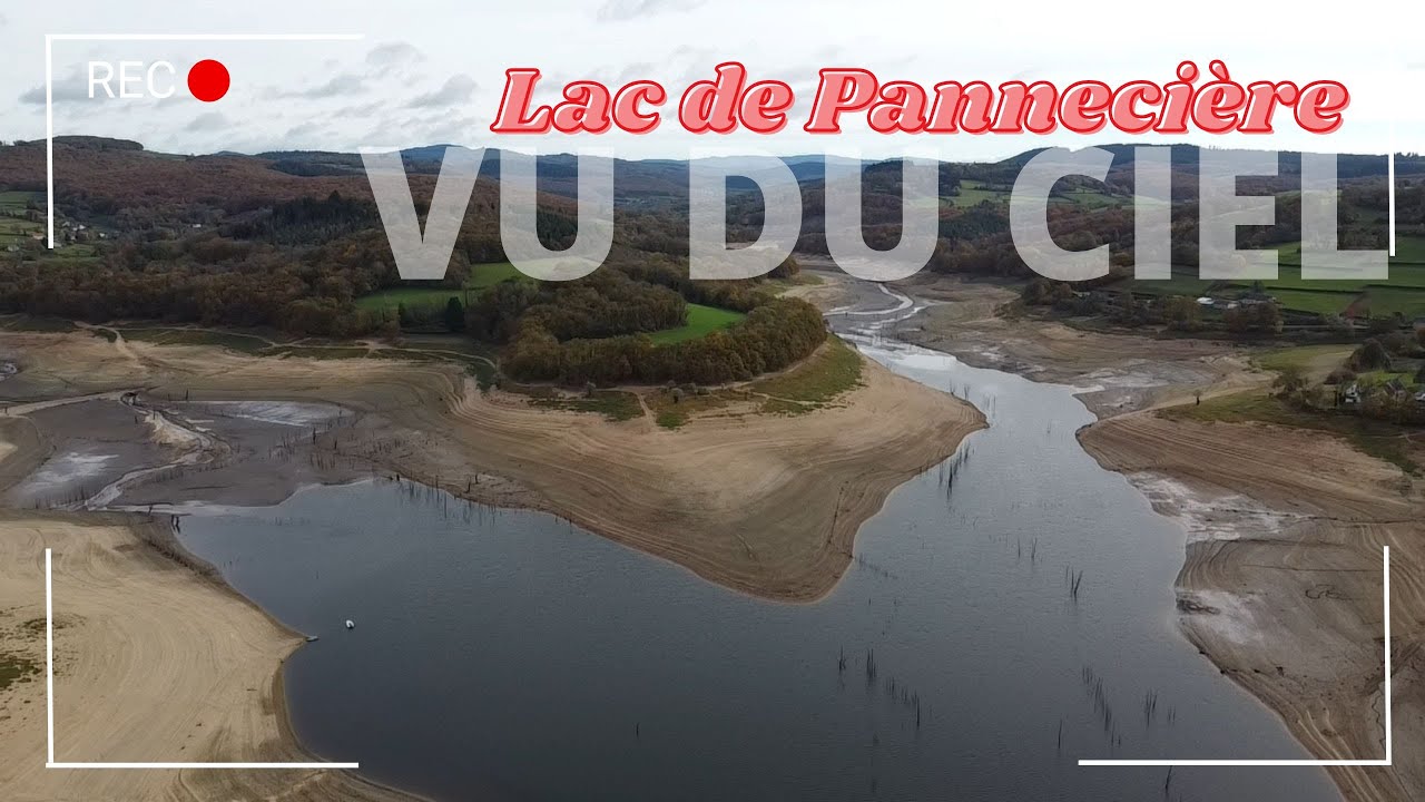 Vu du Ciel : le lac de Pannecière !