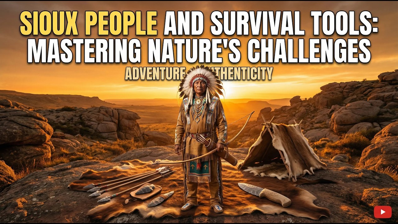 Sioux people and survival tools - Mastering Nature's Challenges