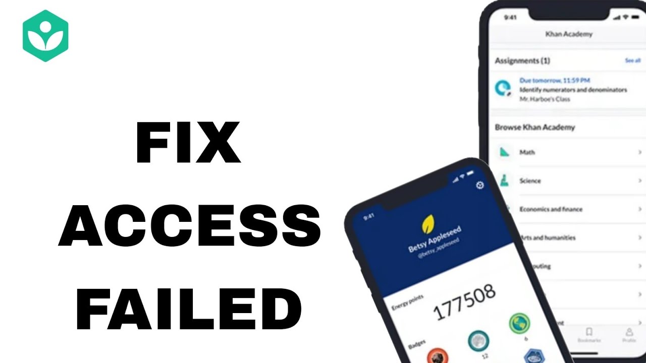 How To Fix And Solve Access Failed On Khan Academy App | Easy Fix