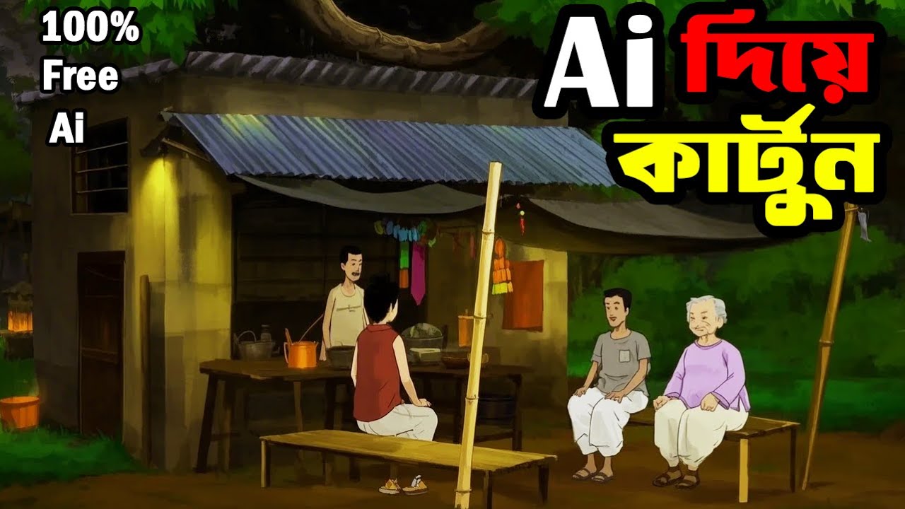 ৫ মিনিটে AI দিয়ে অ্যানিমেশন ভিডিও তৈরি করুন Free তে  ৷  Ai দিয়ে Cartoon Video কিভাবে বানাবেন