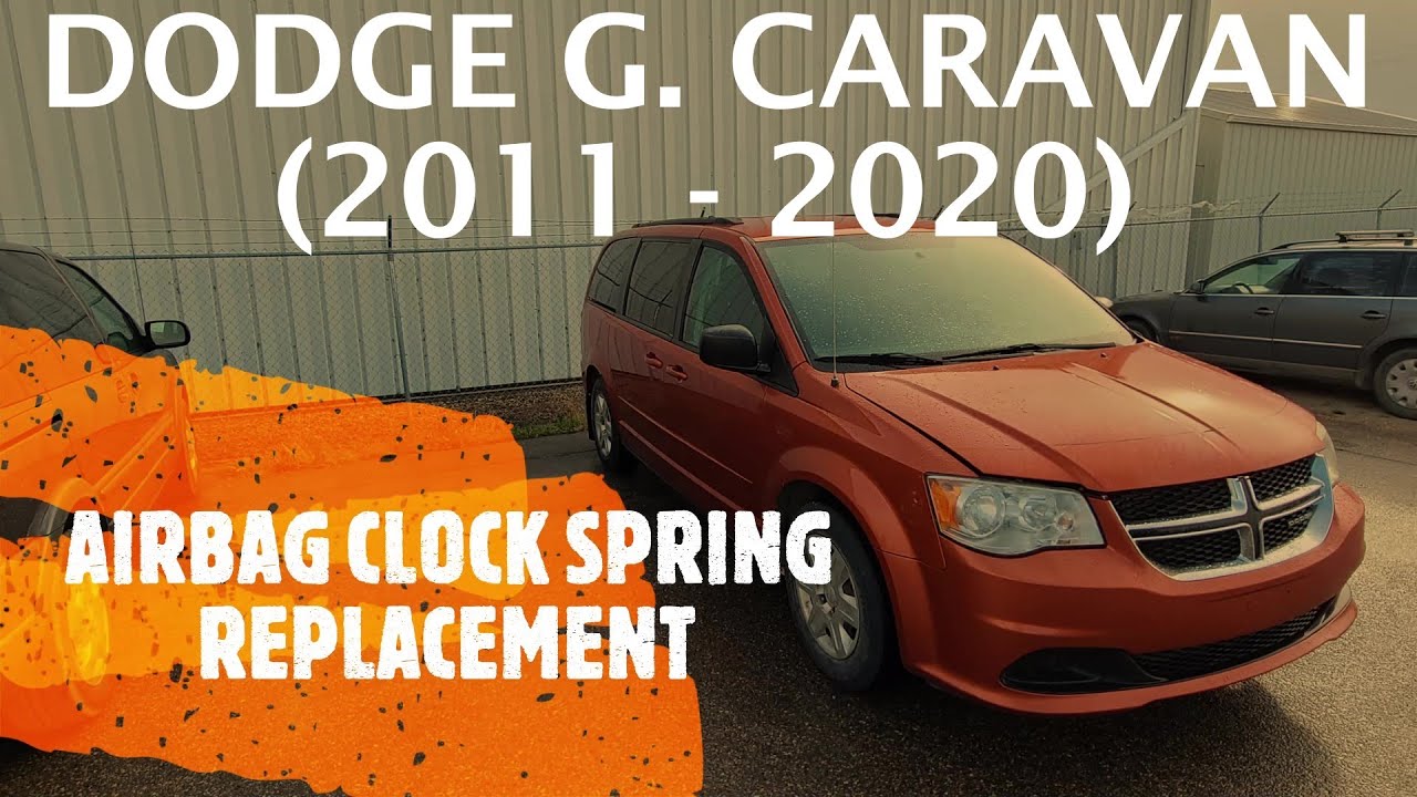 Dodge Grand Caravan - замена/снятие часовой пружины подушки безопасности (2011 - 2020)