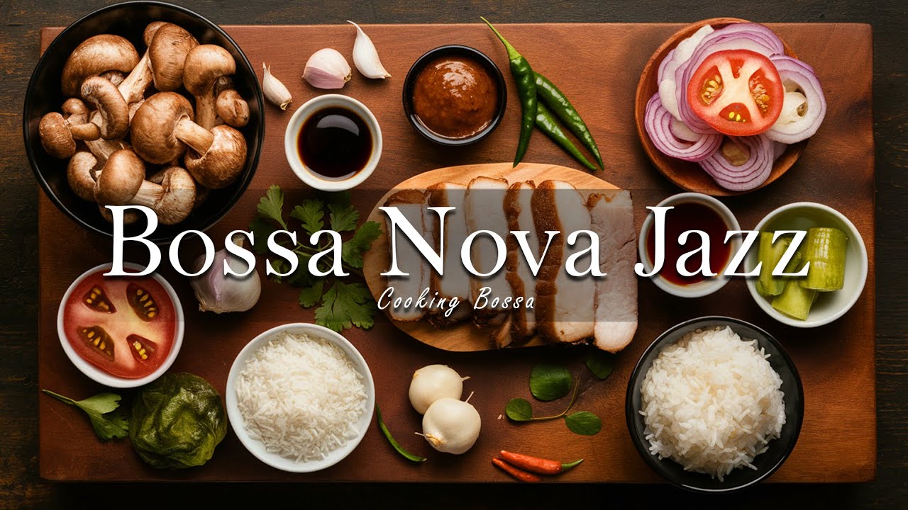 ☕Elevate Your Cooking Experience with Relaxing Cooking Bossa Jazz🥘Jazz & Bossa Nova Instrumentals