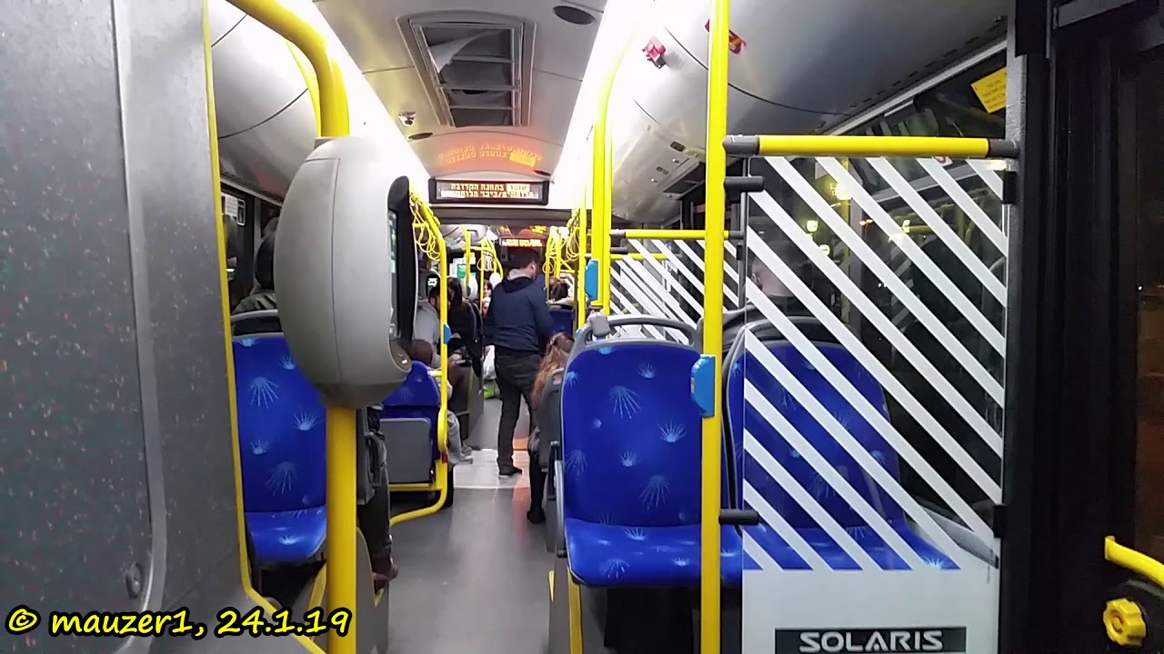 Egged bus ride - Solaris Urbino 18 24.1.19