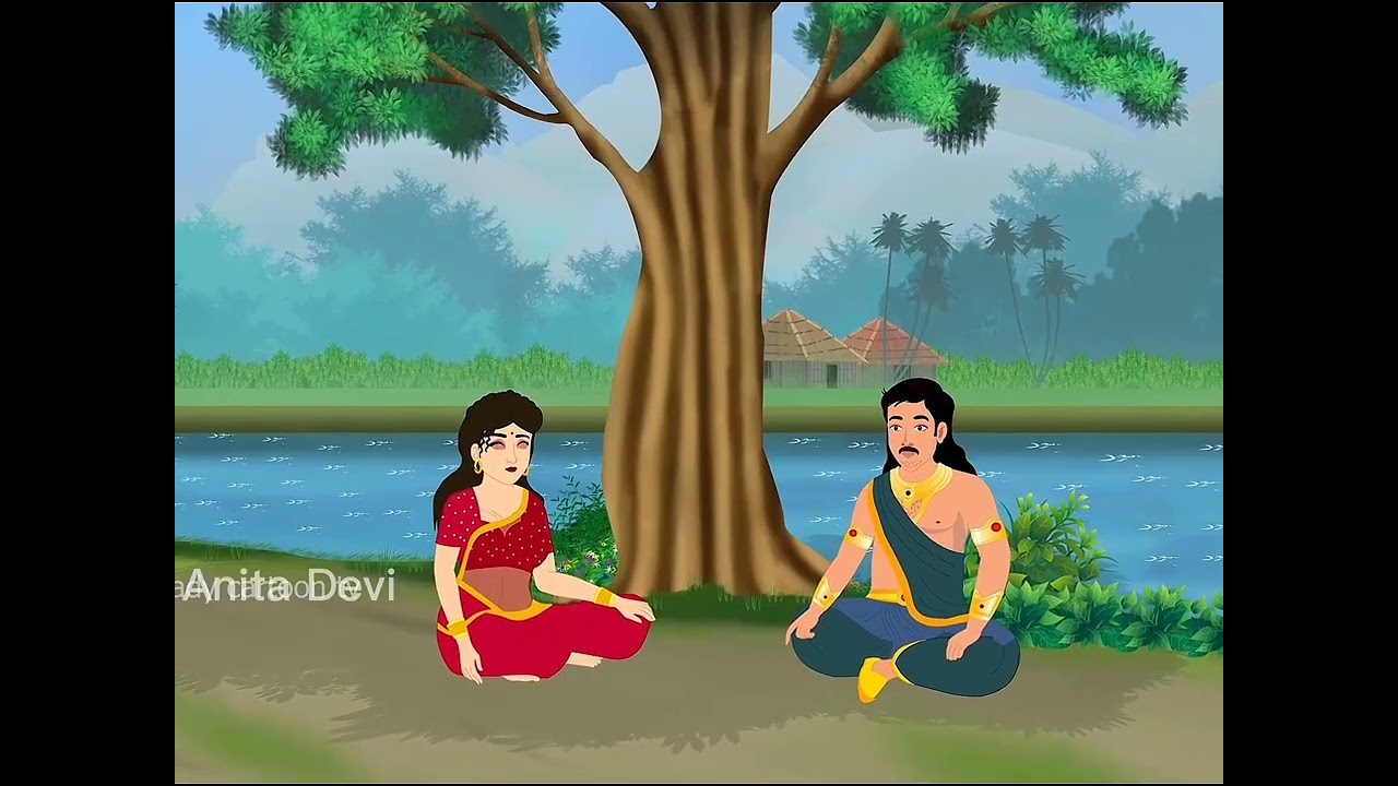 तालाब किनारे रोती हुई दो बहनों का सच |#new #trending #animation #cartoon #story #post #viral #video 