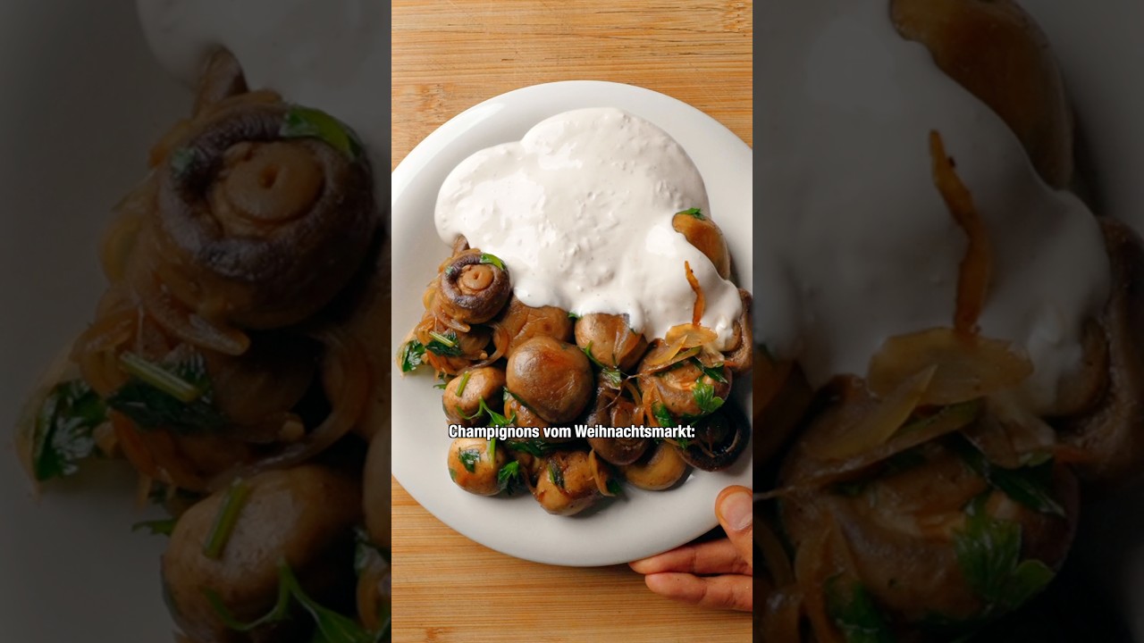 Champignons wie vom Weihnachtsmarkt