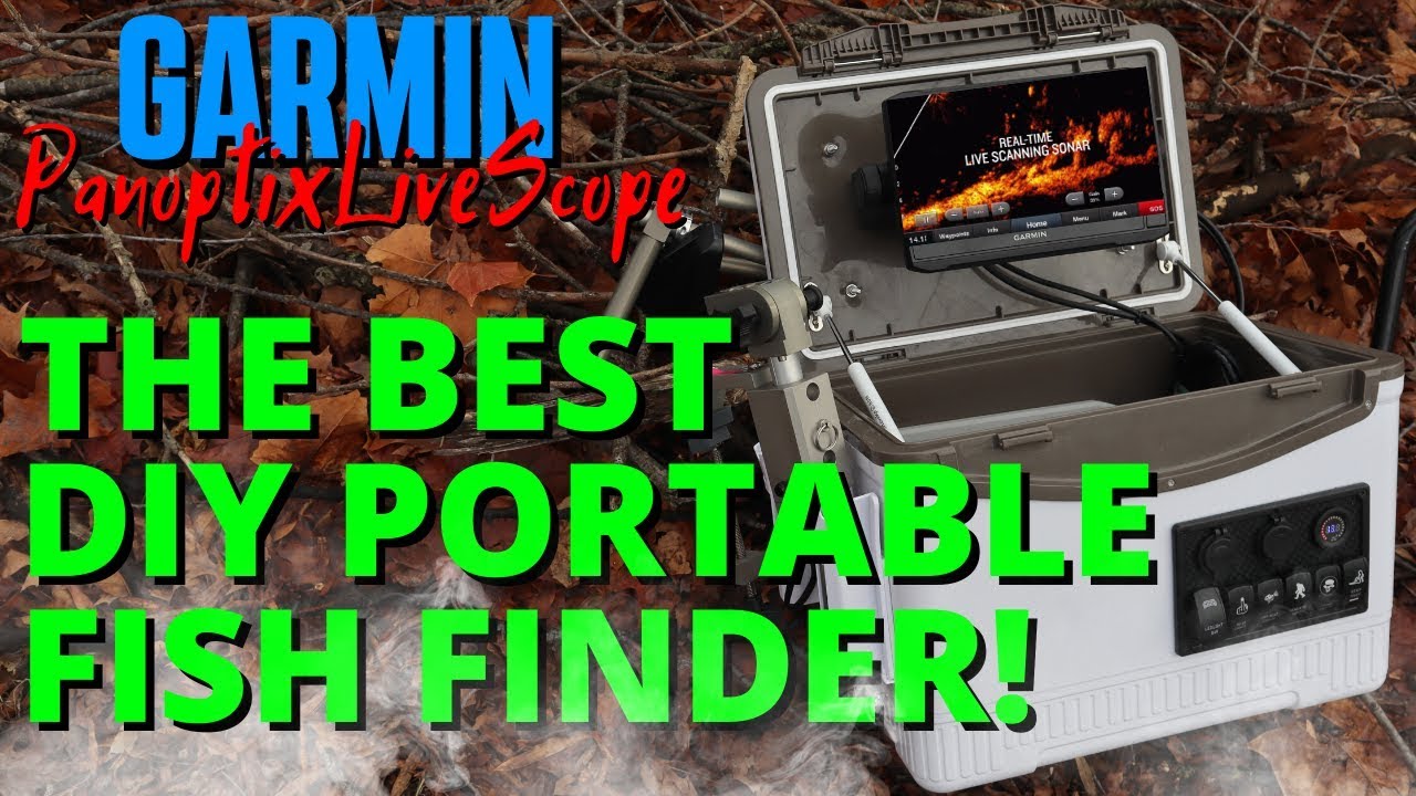 Worlds Best Portable Fish Finder | DIY Garmin Panoptix LiveScope Fishing