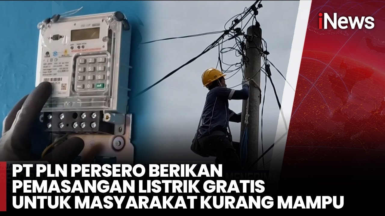 PT PLN Persero Berikan Pemasangan Listrik Gratis untuk Masyarakat Kurang Mampu | iNews Pagi (21/9)