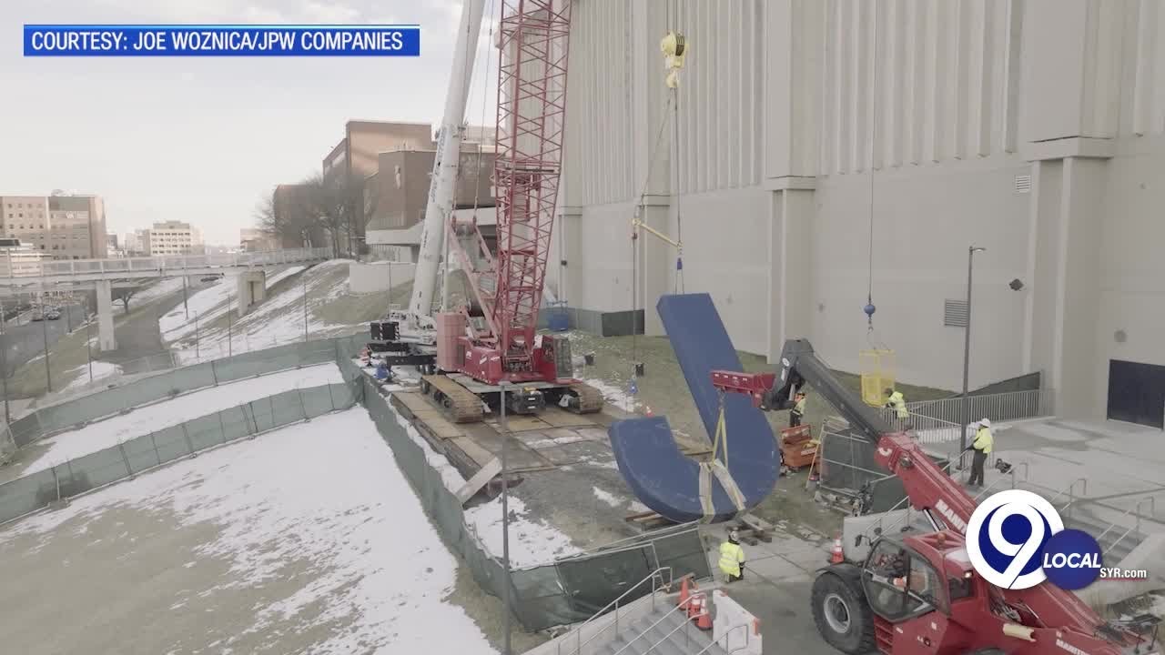 Drone Footage of JMA Dome Sign