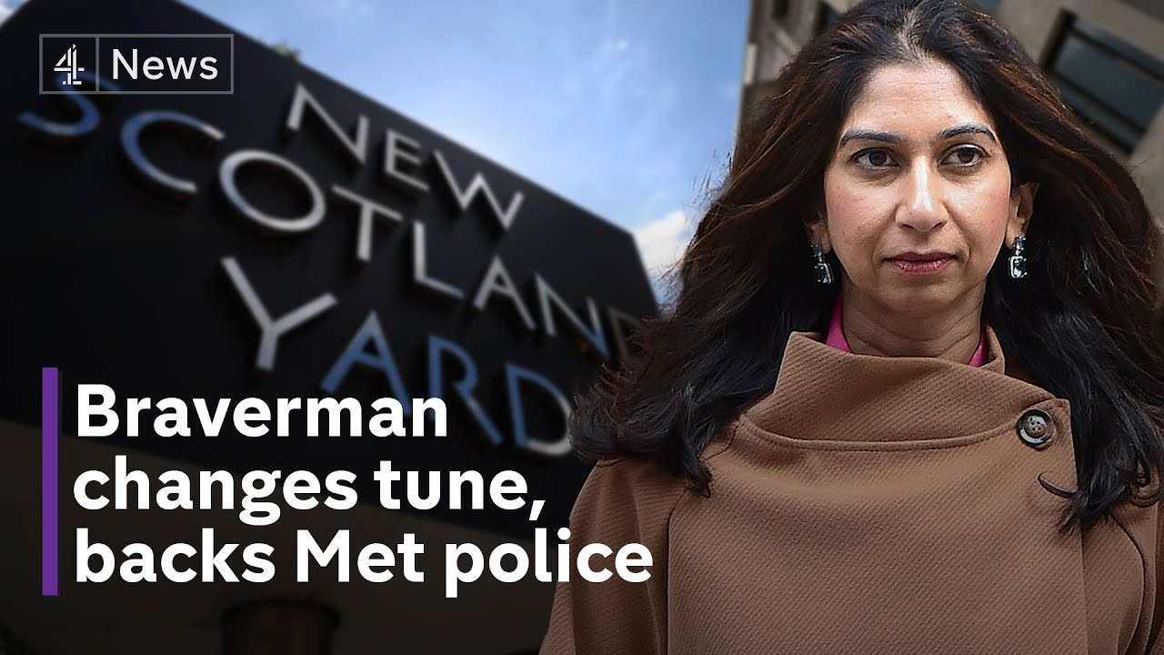 Suella Braverman expresses “full backing” for Met ahead of pro-Palestine protests