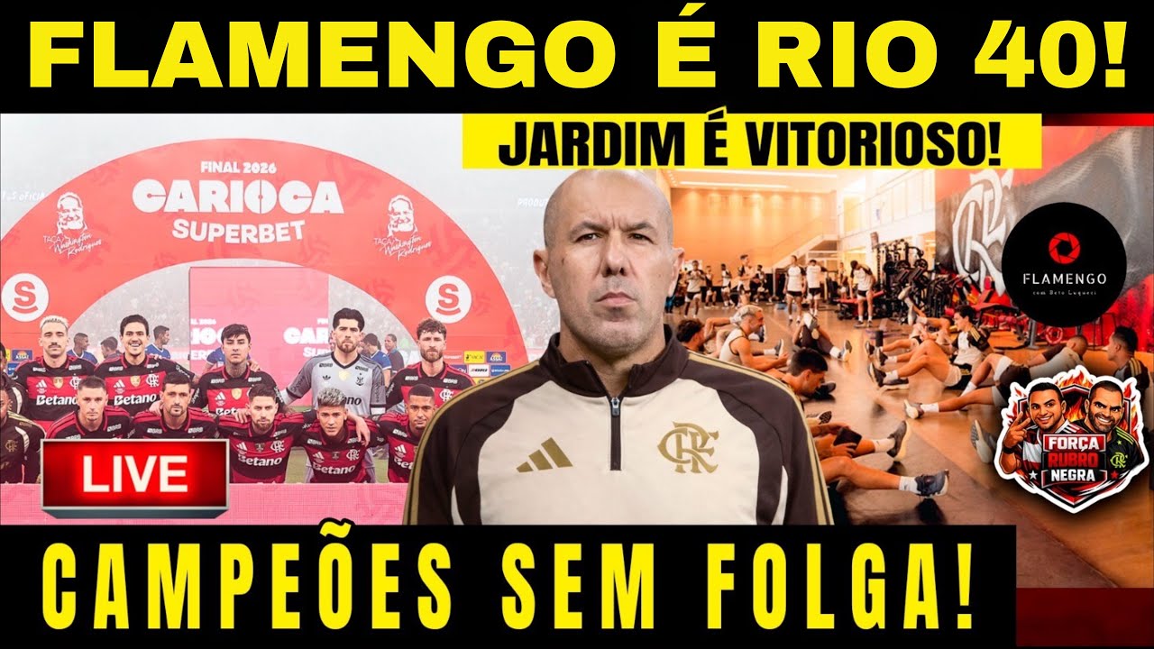 AO VIVO | O RIO É FLAMENGO | JARDIM É LINHA DURA | FOCO NO BRASILEIRÃO