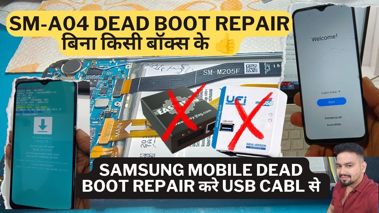 A04 dead boot repair | Samsung A04 Unlock After Dead Recover | A04 Format After Dead Flash Done
