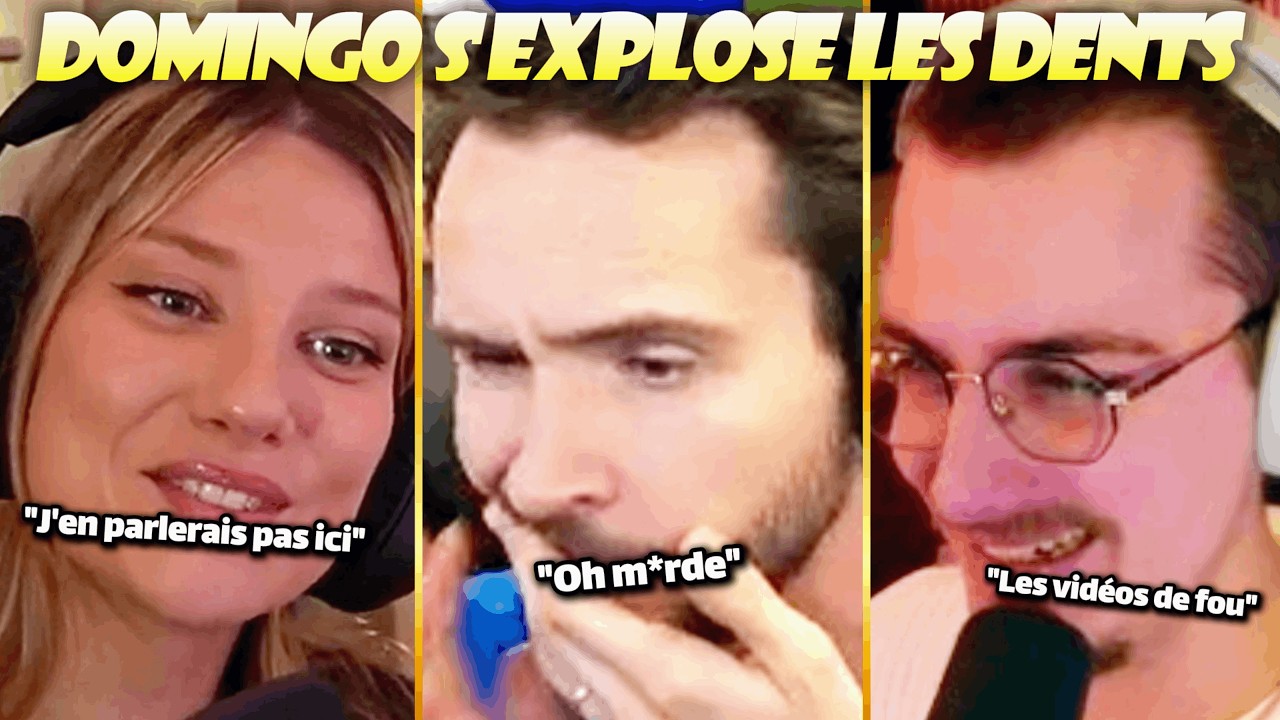 DOMINGO S'EXPLOSE LA DENT, ETOILES PETE UN CABLE SUR MOMAN - La Crème de Twitch #500