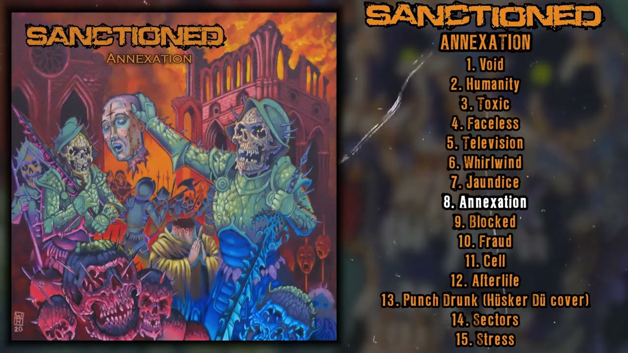 Sanctioned – Annexation LP FULL ALBUM (2021 - Grindcore / Crustcore)