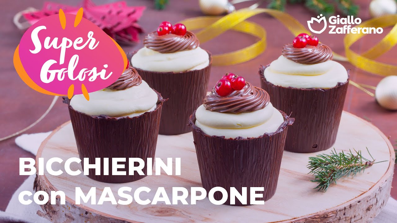 BICCHIERINI CON MASCARPONE E NUTELLA🍫🎄 Cosa chiedere di più a Natale?😍