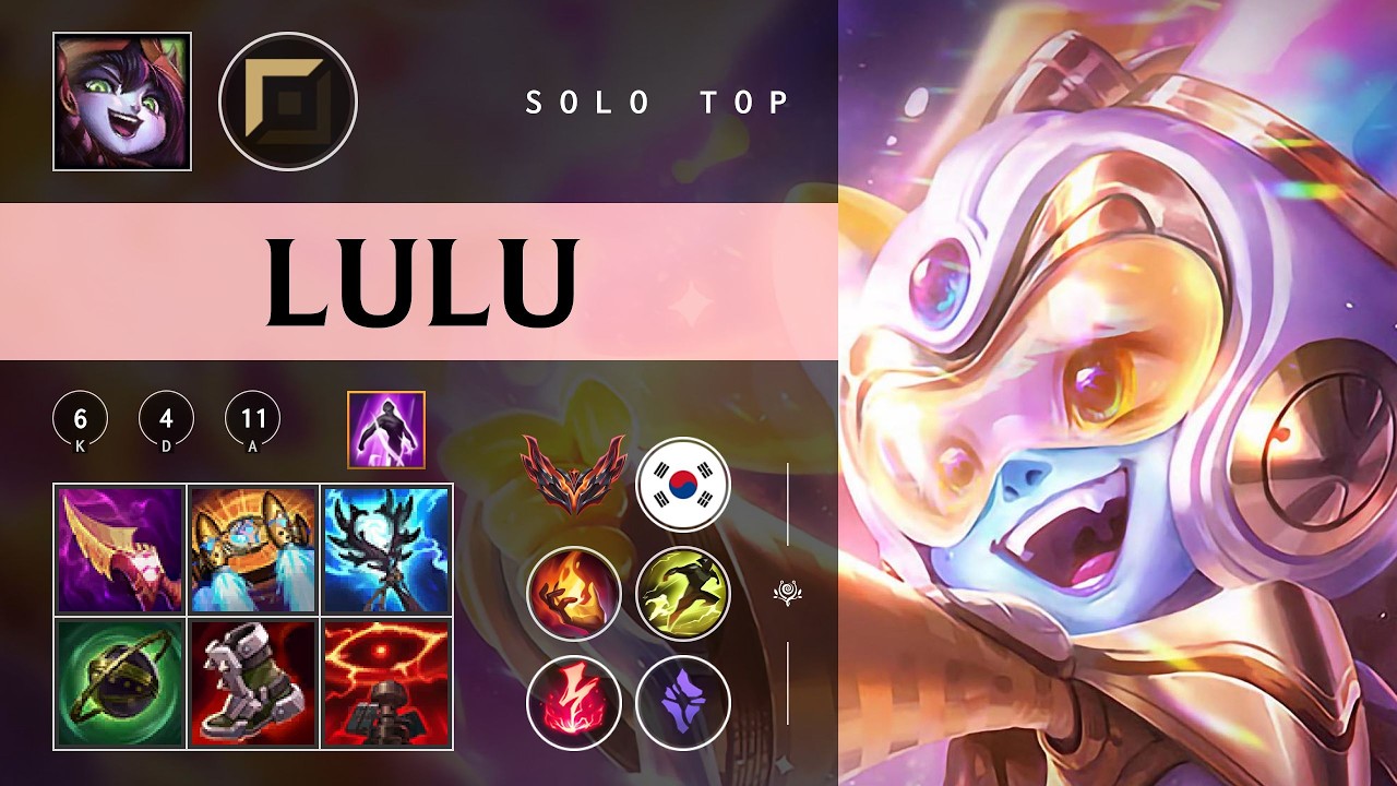 Lulu Top vs Jax - KR Grandmaster Patch 26.05