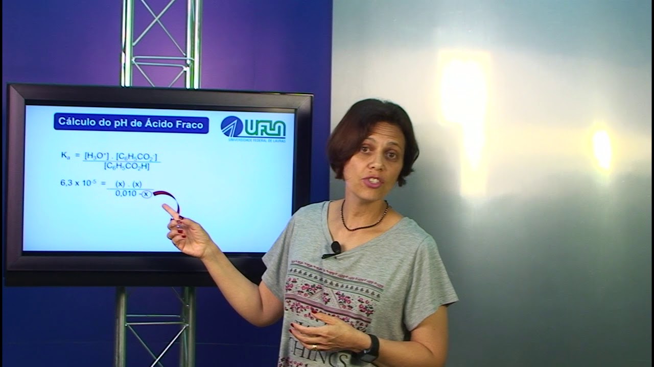 Química Analítica   Cálculo do pH de um Ácido Fraco
