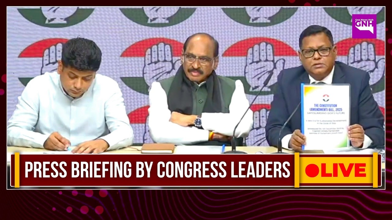 PRESS BRIEFING | MANIKRAO THAKRE, AMIT PATKAR & VIRIATO FERNANDES | AICC OFFICE | 7/2/26 |🔴GNH_ LIVE