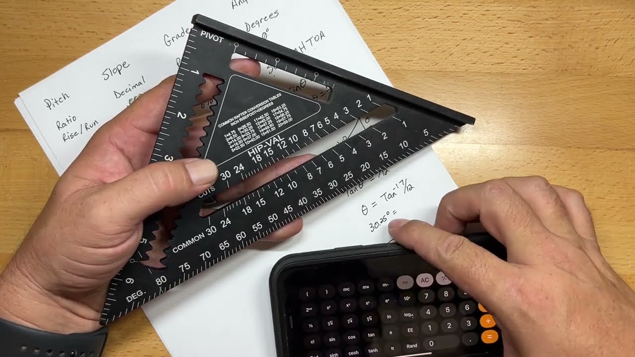 Trades Math - Pitches, Slopes, Grades, And Angles
