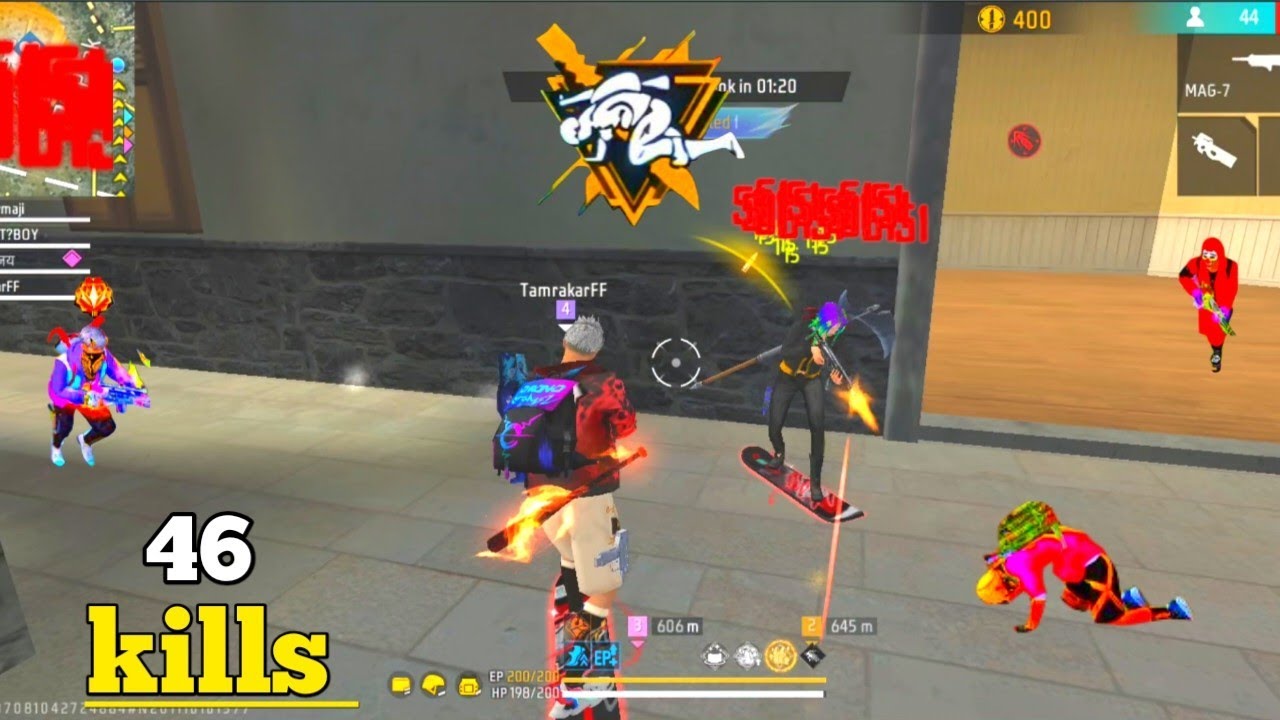 46 Kills 💪 AC80+UMP ❤️‍🔥 99% Headshot Rate ⚡ Solo Vs Squad 🎯 Full Gameplay | FreeFire