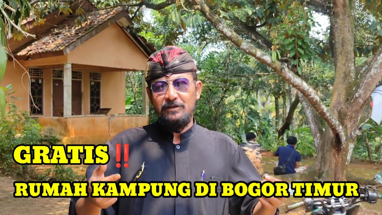 GRATIS‼️RUMAH KAMPUNG DI BOGOR TIMUR SELUAS 1213 M², SHM DENGAN 15 POHON DURIAN PRODUKTIF
