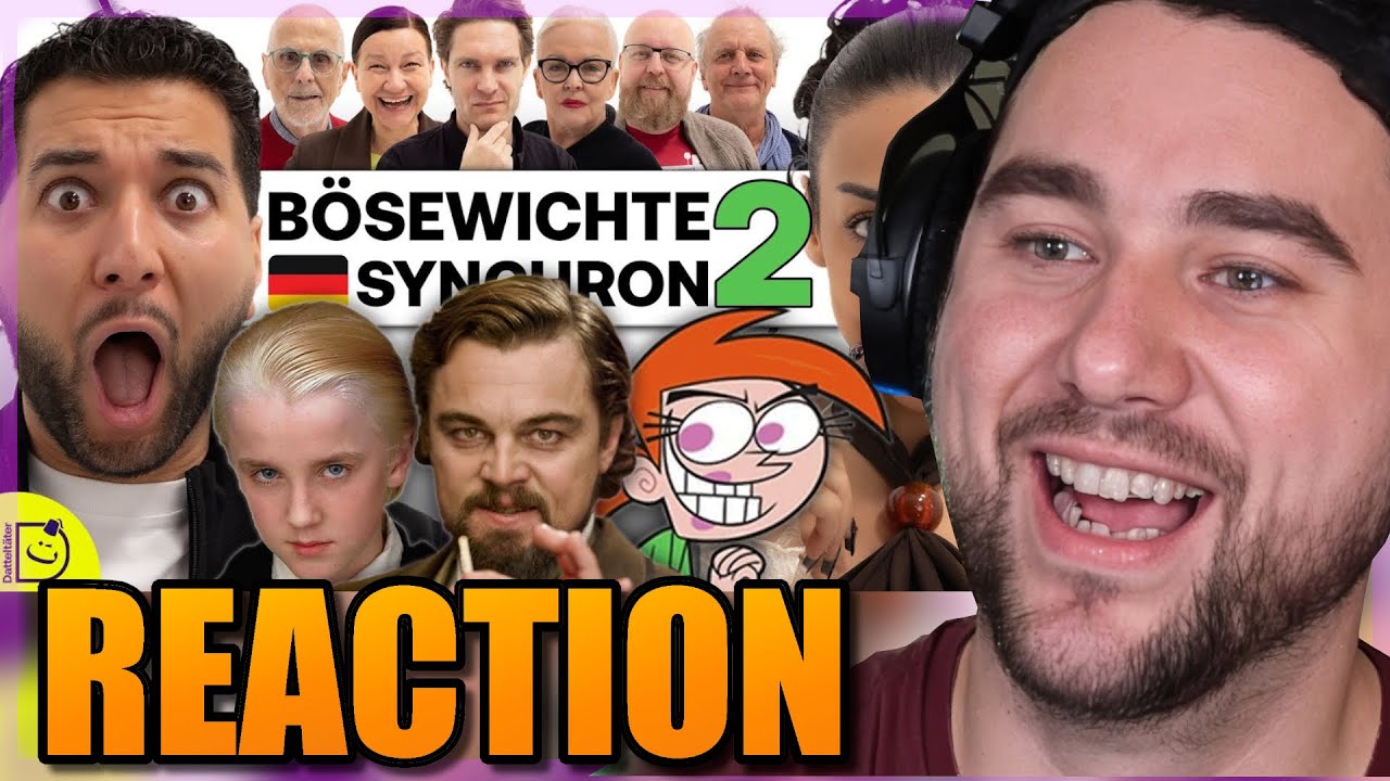 Wir raten mit! 🙌 | Datteltäter Synchronsprecher Bösewichte reaction