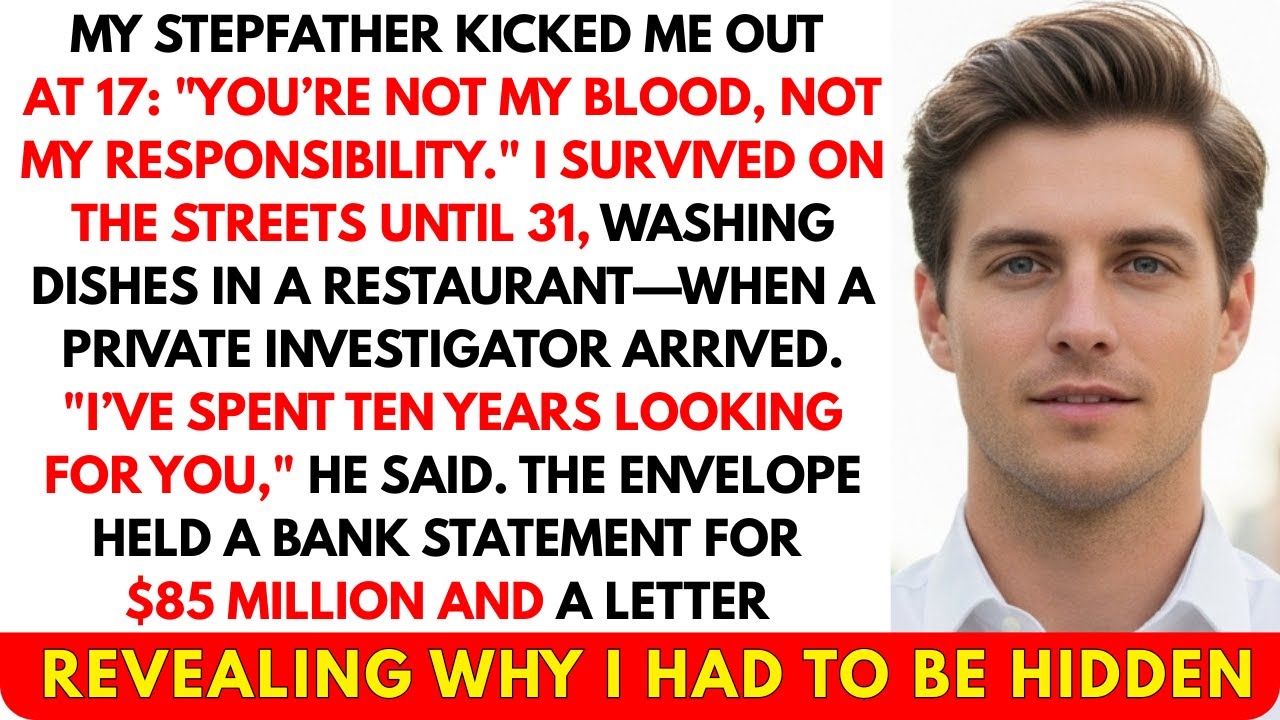 Kicked Out At 17 And Left Behind For Years —Until A Stranger Revealed My Father’s $85 Million Secret