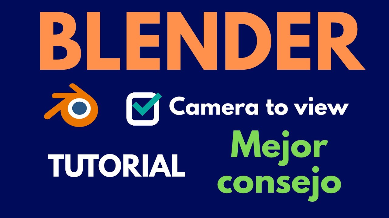 Mejor forma de alinear cámara a vista- Blender 5.0 (tutorial 2026)