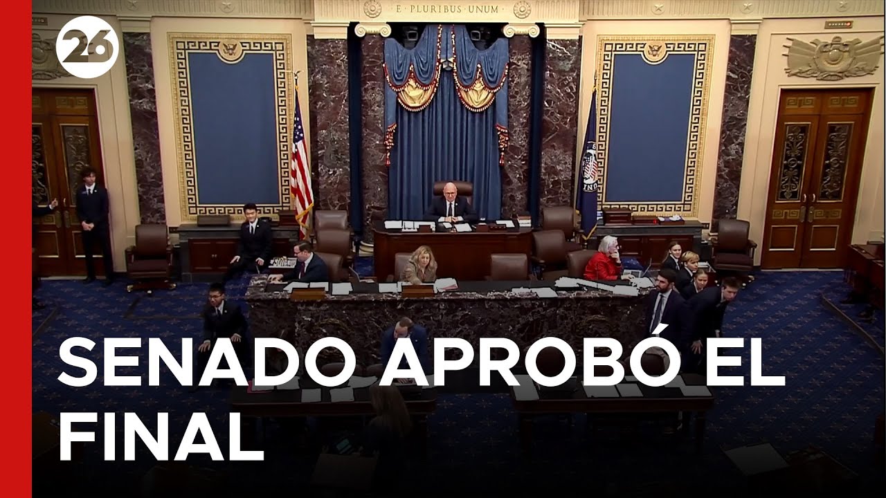 🔴 AHORA-EEUU | El Senado de EEUU aprob&oacute; el fin del shutdown m&aacute;s largo de la historia