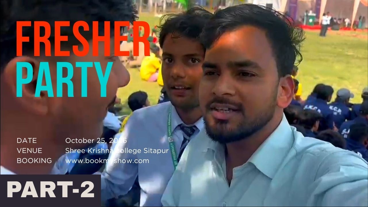 Shree krishna college the Fresher Party  Part-2 #sitapur