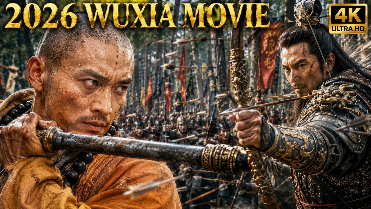 2026 Wuxia Movie | Shaolin Monks Escort Prince&rsquo;s Heir and Face Arrow Ambush #Wuxia