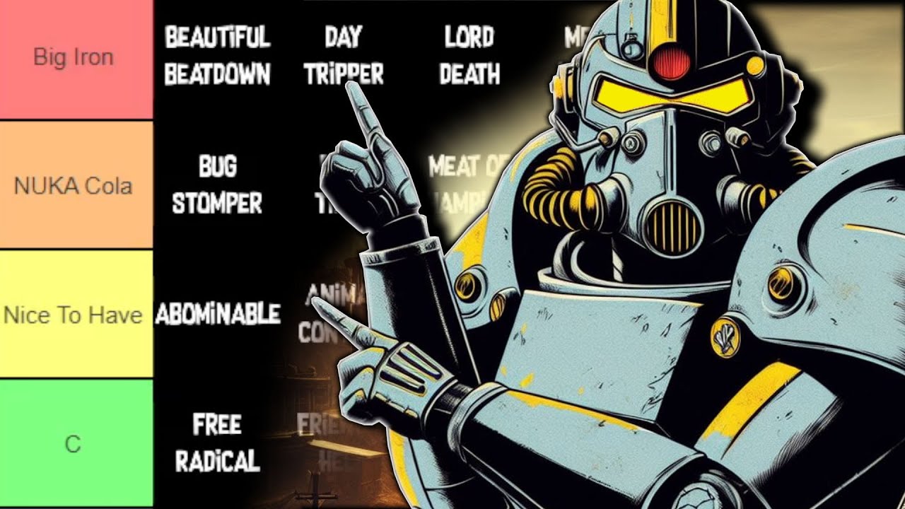 Список уровней зарабатываемых перков в Fallout New Vegas