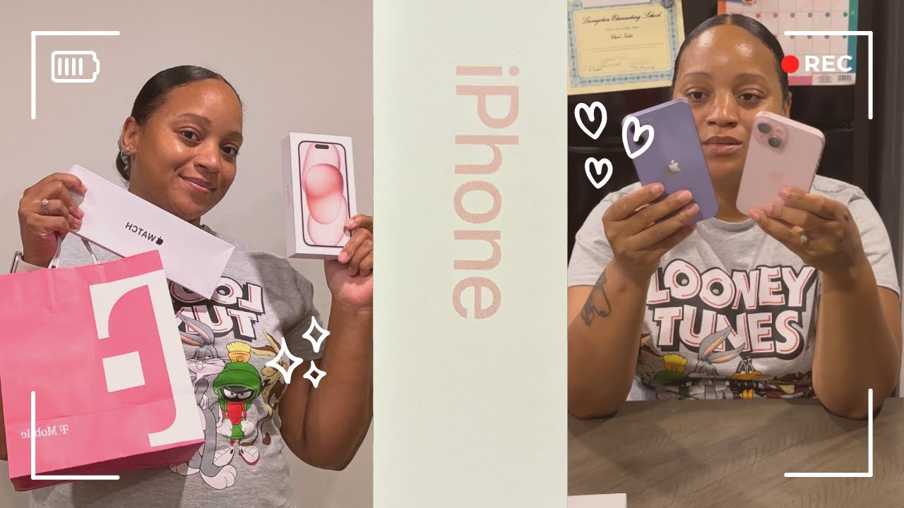 iPhone 15 + Apple Watch Unboxing and Setup