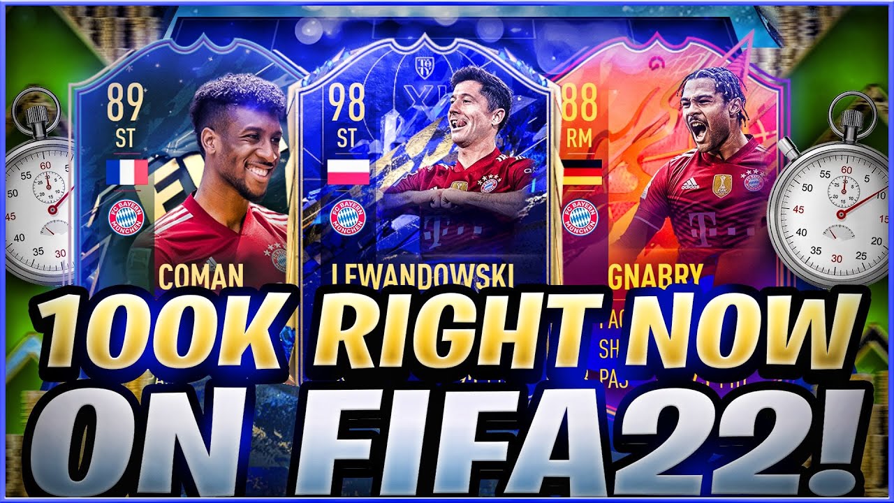 HOW TO MAKE 100K COINS NOW ON FIFA 22 EASIEST WAY TO MAKE COINS ON FIFA 22 BEST TRADING METHODS!
