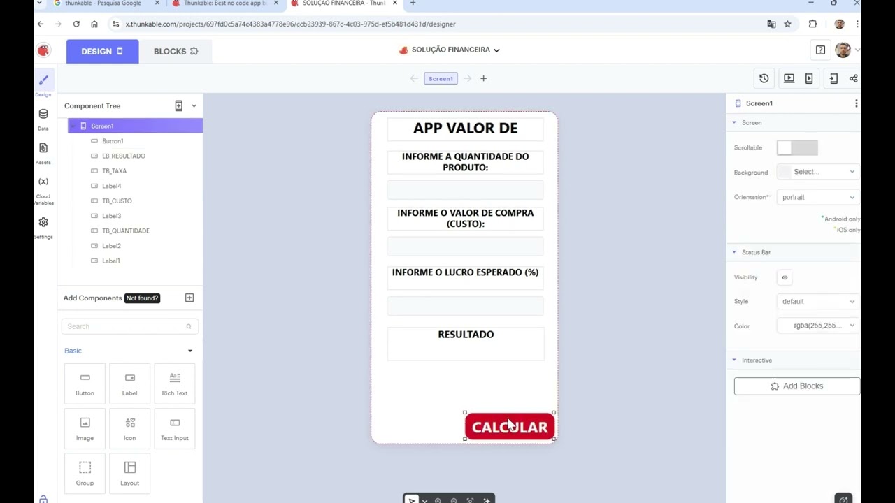 Aula 3 x.thunkable