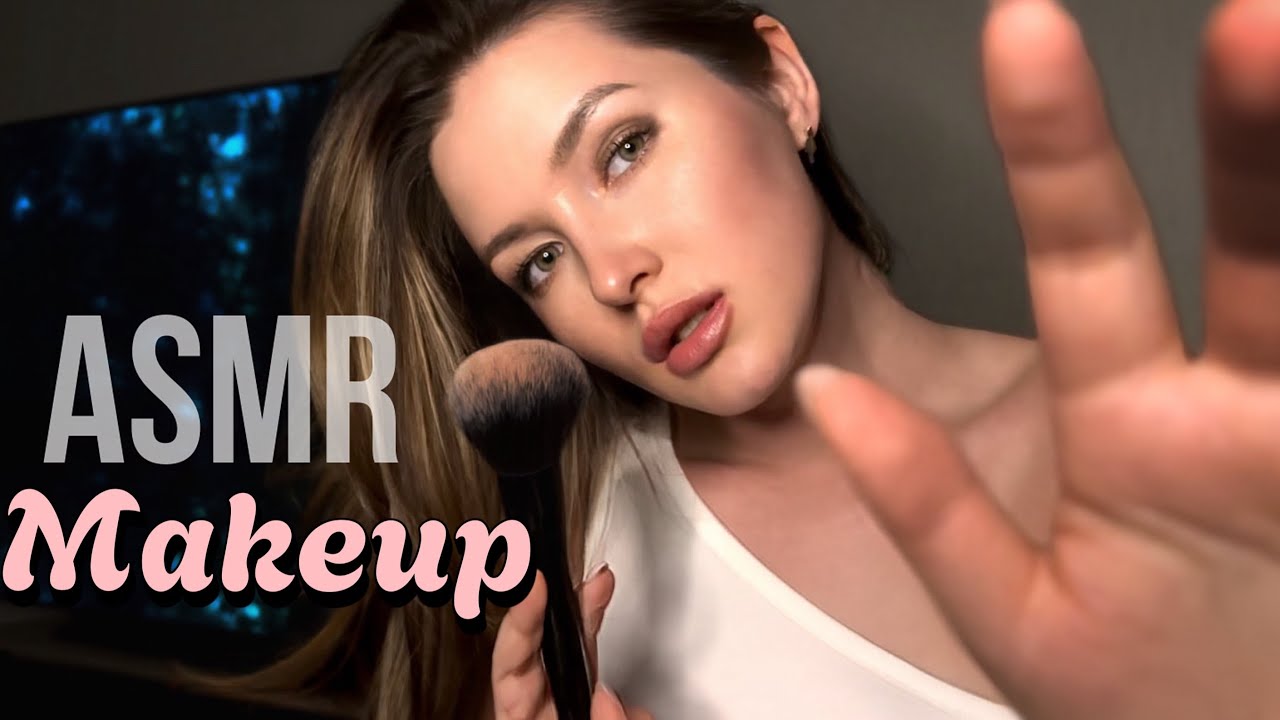 АСМР ПОДРУГА СДЕЛАЕТ ТЕБЕ МАКИЯЖ НА СВИДАНИЕ ASMR Doing Your Makeup