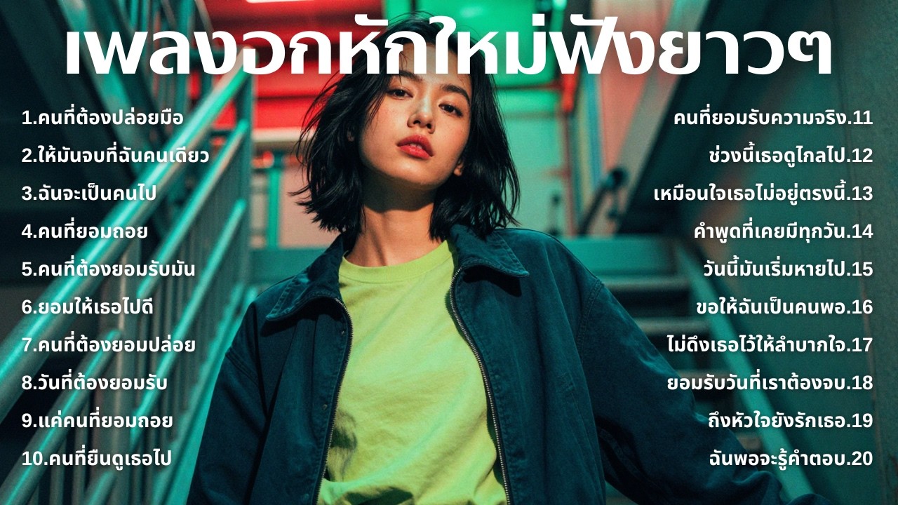 รวมเพลงอกหักใหม่ล่าสุด 2025 💔 ฟังยาวๆ 1 ชั่วโมงเต็ม | เพลงเพราะติดหู | ชุด[256] | MUAI