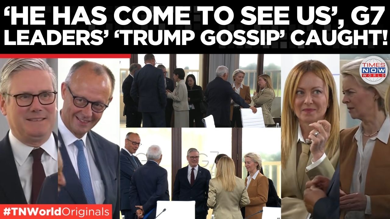 FULL HOT MIC: G7 Leaders CAUGHT ON TAPE Joking About Trump, Cigarettes and Documents! [SUBTITLED]