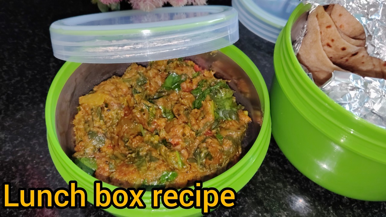 Lunch Box Special Palak Besan Sabji | 10 मिनट में झटपट बनने वाली हेल्दी सब्जी