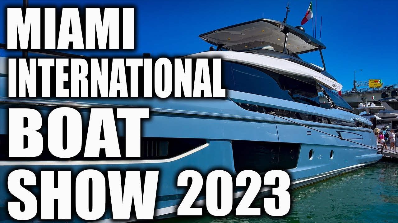 Miami International Boat Show 2023 - One Herald Plaza | Motor Yachts | Droneviewhd