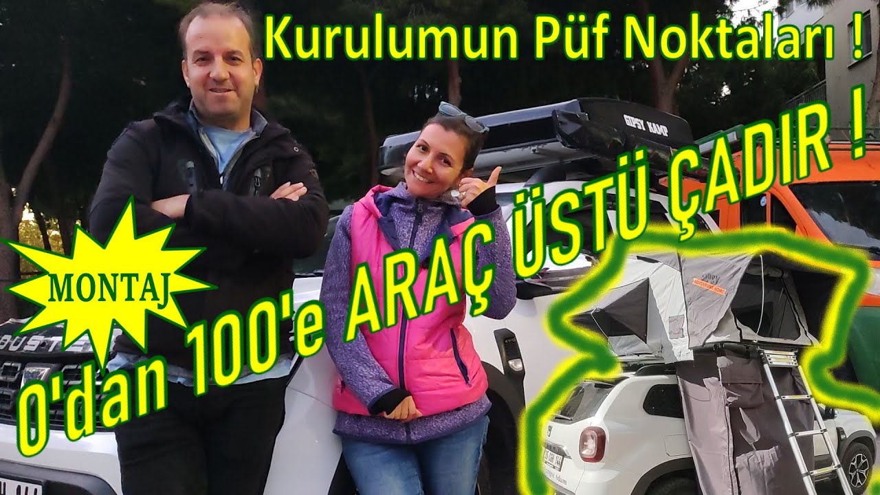 ARAÇ ÜSTÜ ÇADIR | GIPSY CAMP | Montajı kurulum detayları ve kullanım tüyoları #yerliüretim #gipsy