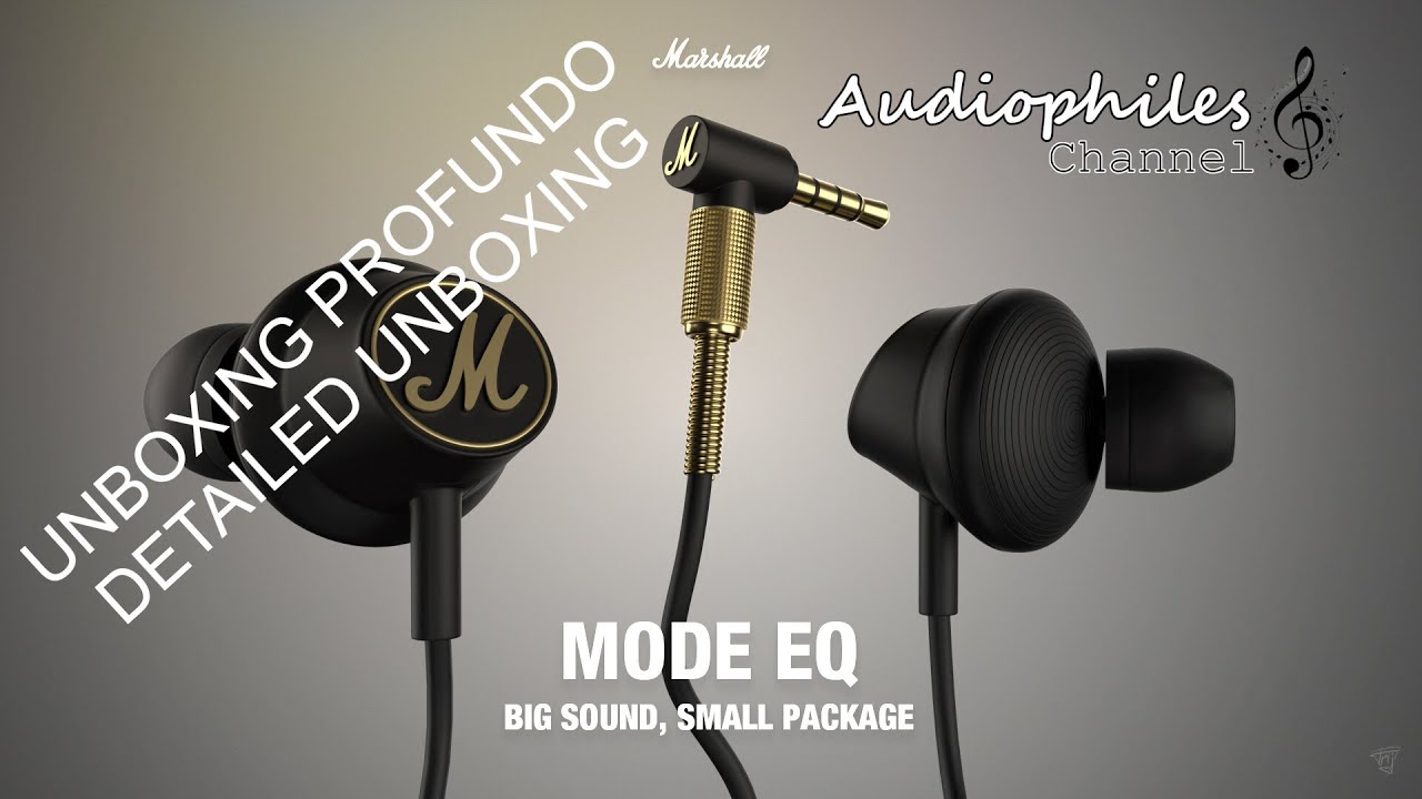 Unboxing y Análisis Auriculares Marshall Mode EQ in ear / Review Marshall Mode EQ in ear headphones