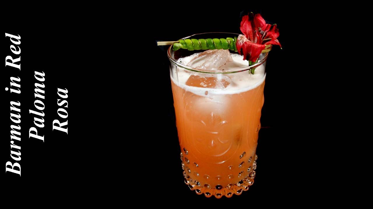 Cómo hacer el COCTEL PALOMA ROSA