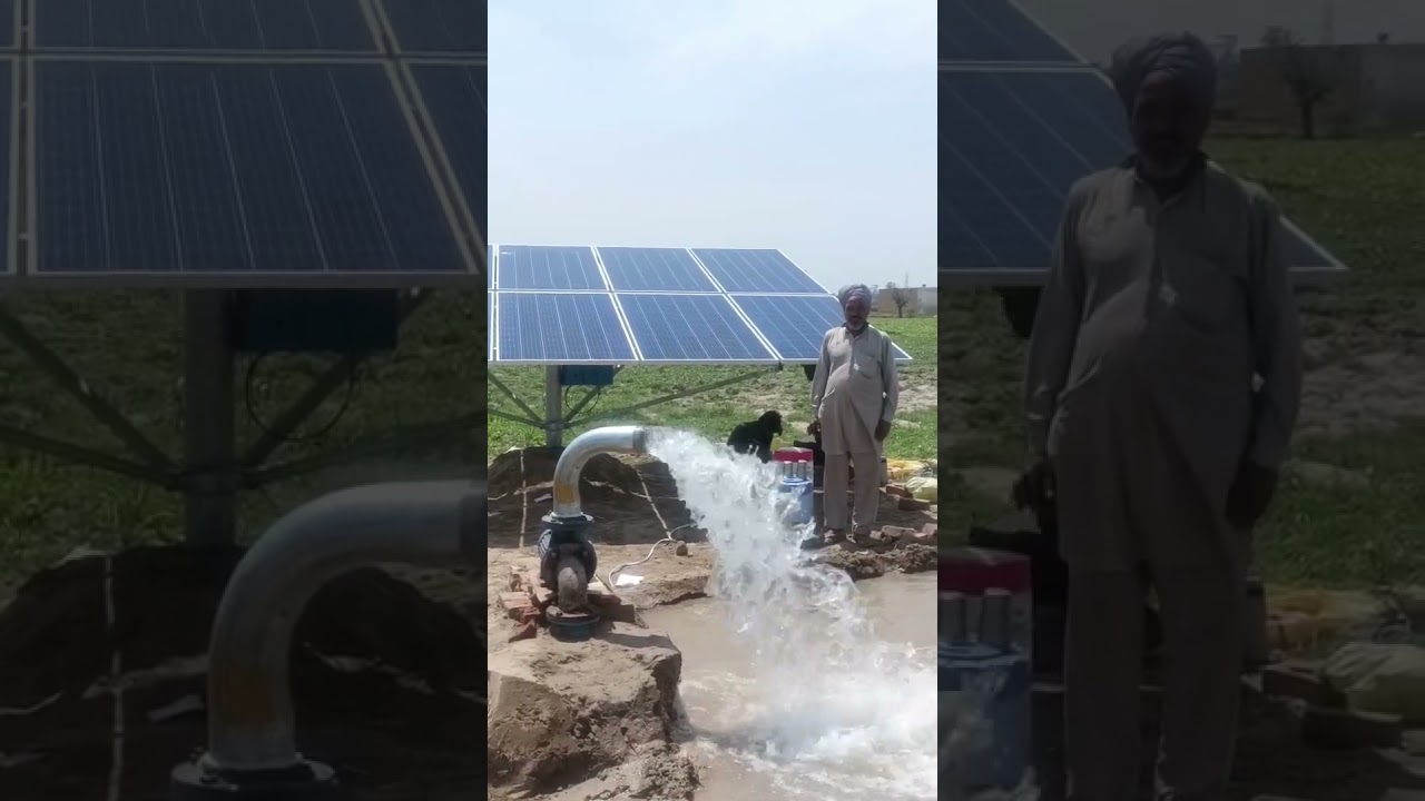 3Hp solar water motor Full power