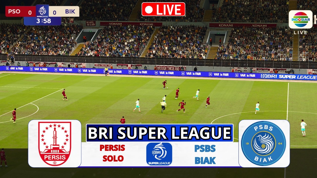 PERSISI SOLO vs PSBS BIAK | BRI SUPER LEAGUE 2025/2026 | virtual match