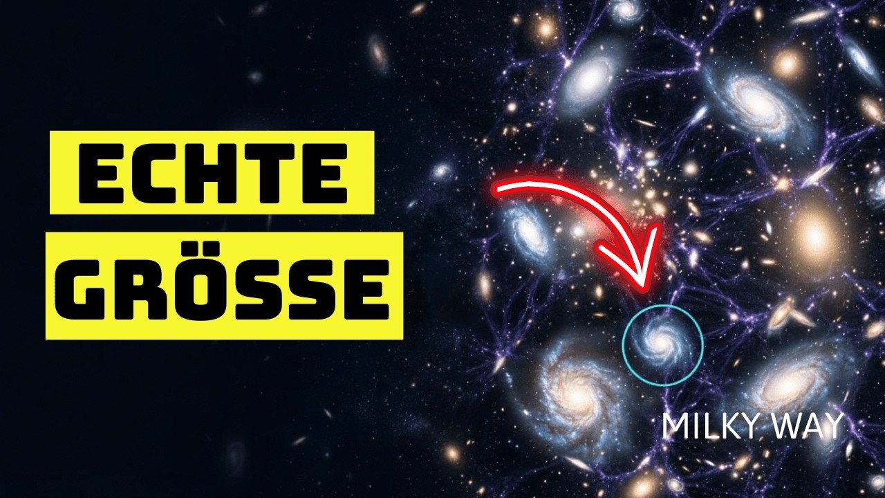 Die Wahre Größe Unserer Milchstraße Im Universum | Dokumentarfilm Zum Einschlafen.