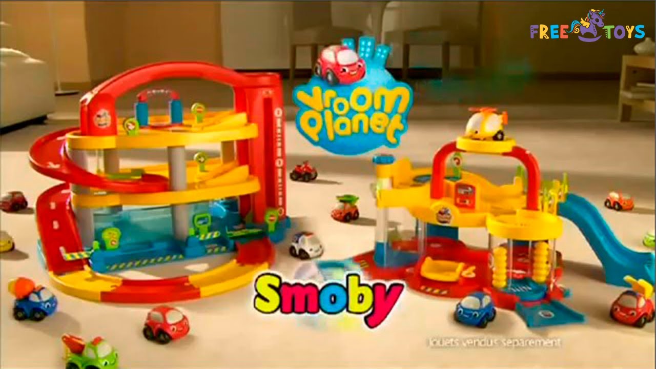 Гараж для машинок Vroom Planet от Smoby 120401