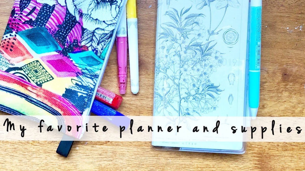 How I plan + Hobonichi  Weeks + Supplies