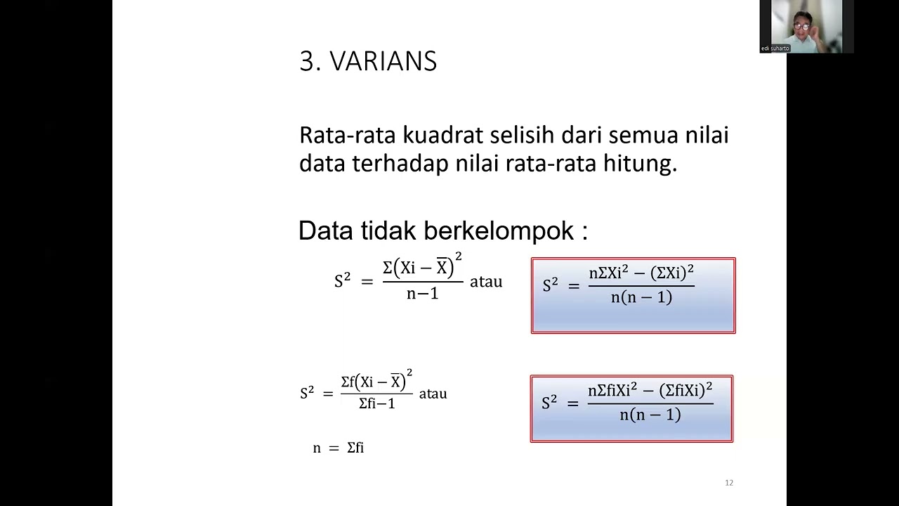 STATISTIK UKURAN SEBARAN